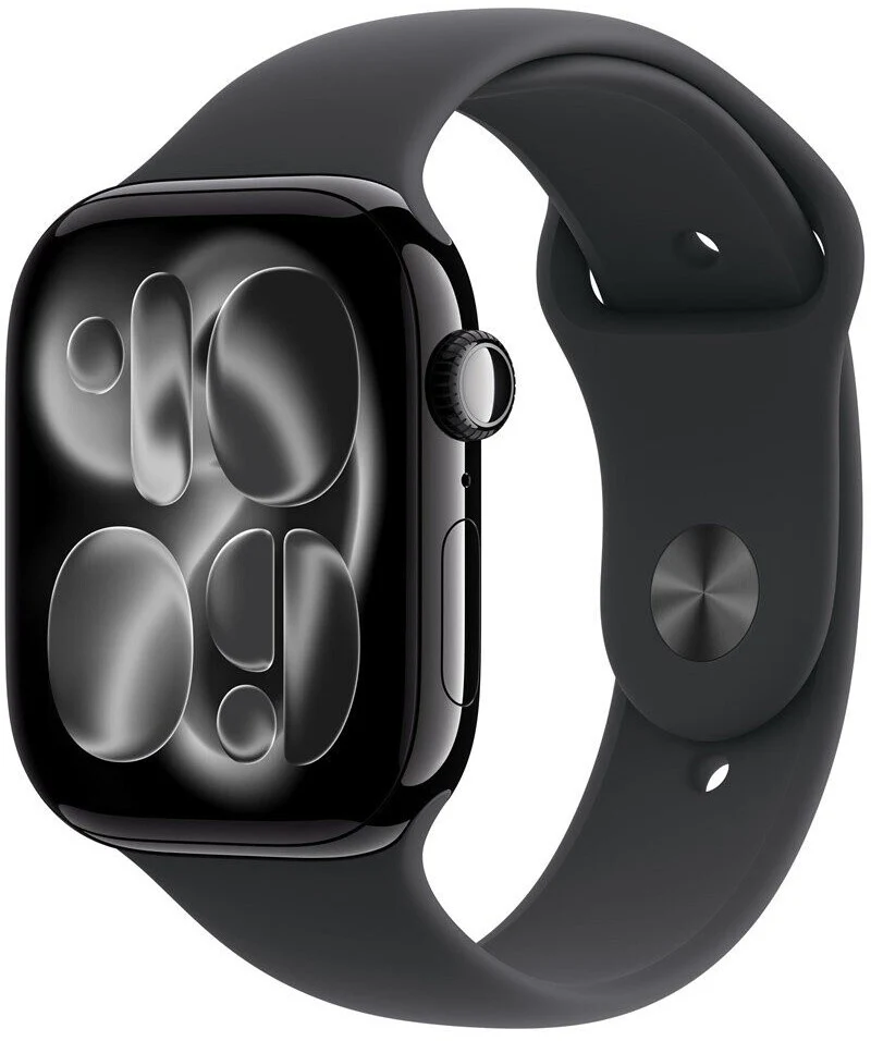 Apple Watch Series 11 11 GPS + Cellular 46mm Aluminium Black Sport Band M/L jet black
